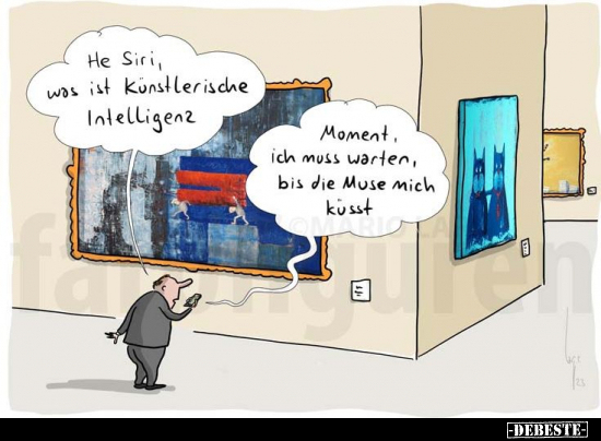 He Siri, was ist künstlerische Intelligenz?.. - Lustige Bilder | DEBESTE.de