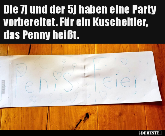 Die 7j und der 5j haben eine Party vorbereitet... - Lustige Bilder | DEBESTE.de