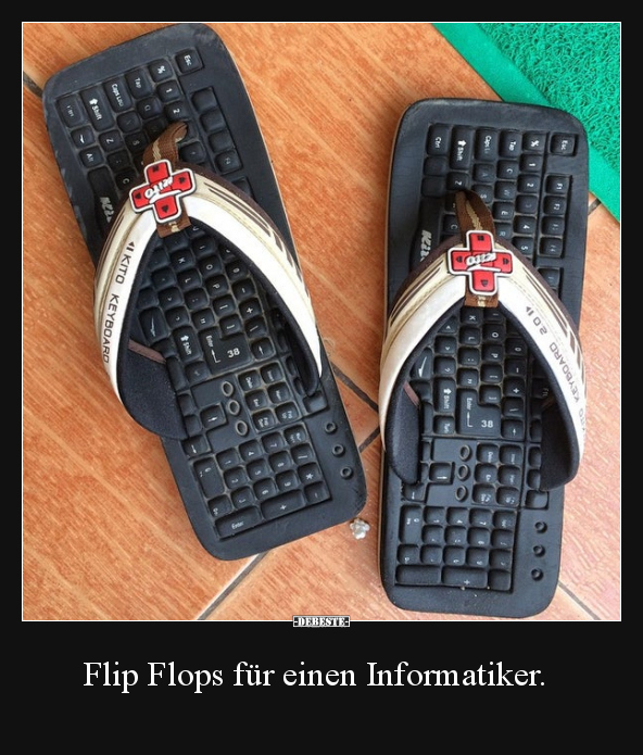 Flip Flops für einen Informatiker... - Lustige Bilder | DEBESTE.de