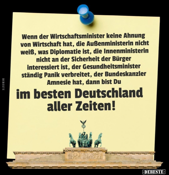Wenn der Wirtschaftsminister keine Ahnung von Wirtschaft.. - Lustige Bilder | DEBESTE.de