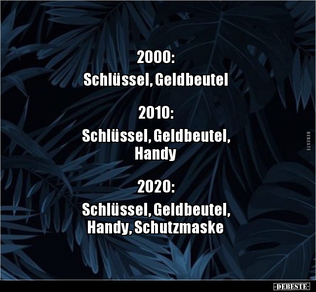 2000: Schlüssel, Geldbeutel.. - Lustige Bilder | DEBESTE.de