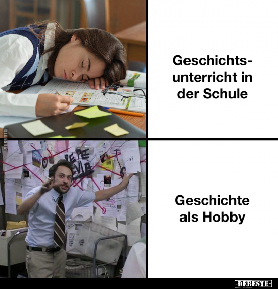 Geschichtsunterricht in der Schule.. - Lustige Bilder | DEBESTE.de