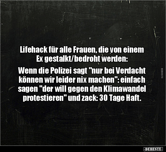 Lifehack für alle Frauen, die von einem Ex.. - Lustige Bilder | DEBESTE.de