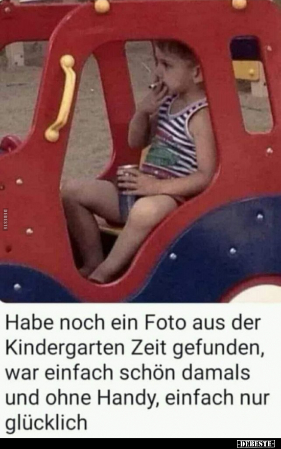 Habe noch ein Foto aus der Kindergarten Zeit gefunden, war.. - Lustige Bilder | DEBESTE.de