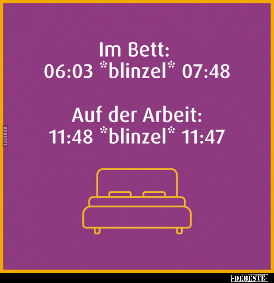 Im Bett: 06:03 *blinzel*... - Lustige Bilder | DEBESTE.de