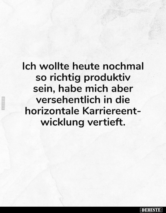 Ich wollte heute nochmal so richtig produktiv sein.. - Lustige Bilder | DEBESTE.de