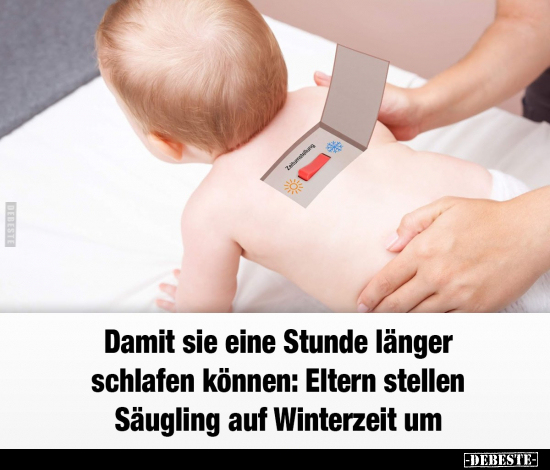 Damit sie eine Stunde länger schlafen können.. - Lustige Bilder | DEBESTE.de