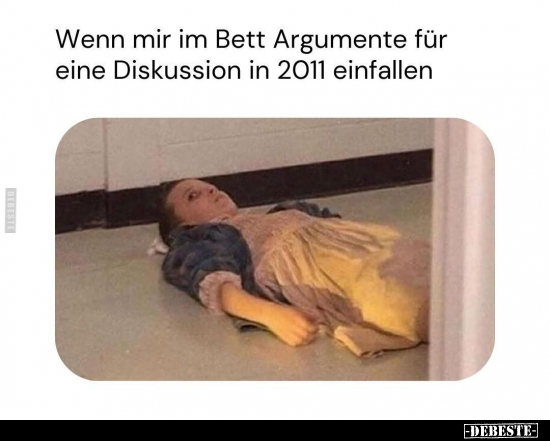 Wenn mir im Bett Argumente.. - Lustige Bilder | DEBESTE.de