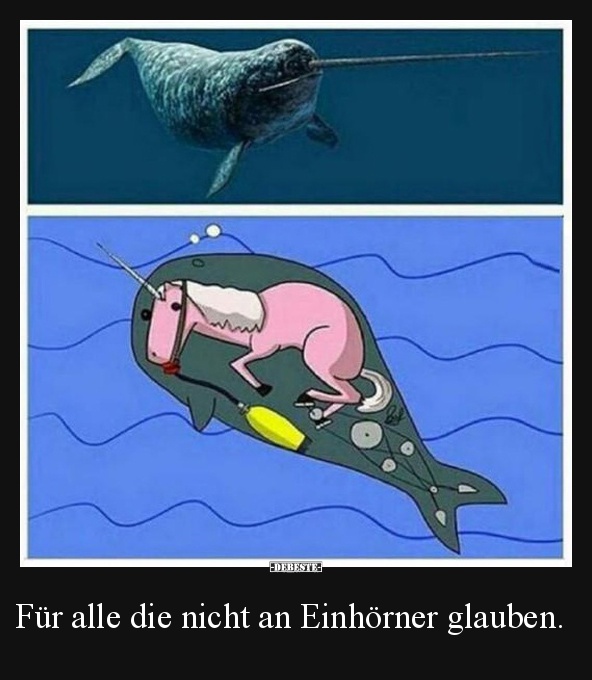 Für alle die nicht an Einhörner glauben. - Lustige Bilder | DEBESTE.de