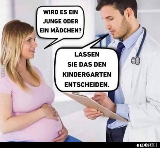 Wird es ein Junge oder ein Mädchen?.. - Lustige Bilder | DEBESTE.de