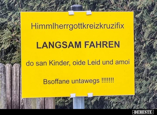  LANGSAM FAHREN do san Kinder.. - Lustige Bilder | DEBESTE.de