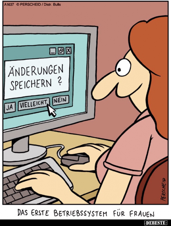 Das erste Betriebssystem für Frauen.. - Lustige Bilder | DEBESTE.de