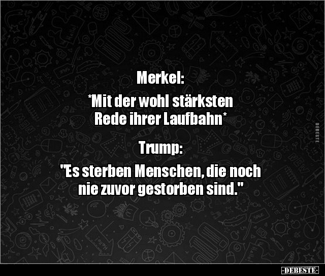 Merkel: *Mit der wohl stärksten Rede ihrer.. - Lustige Bilder | DEBESTE.de