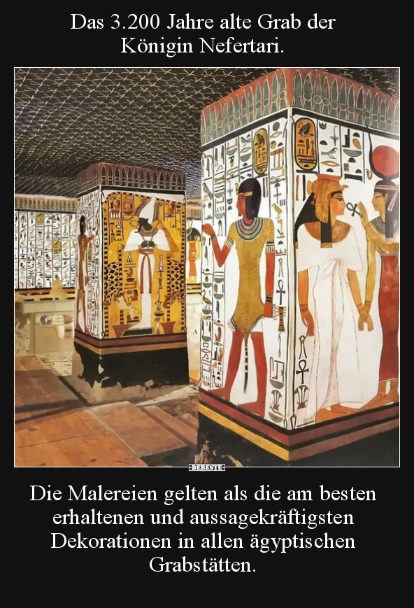 Das 3.200 Jahre alte Grab der Königin Nefertari... - Lustige Bilder | DEBESTE.de