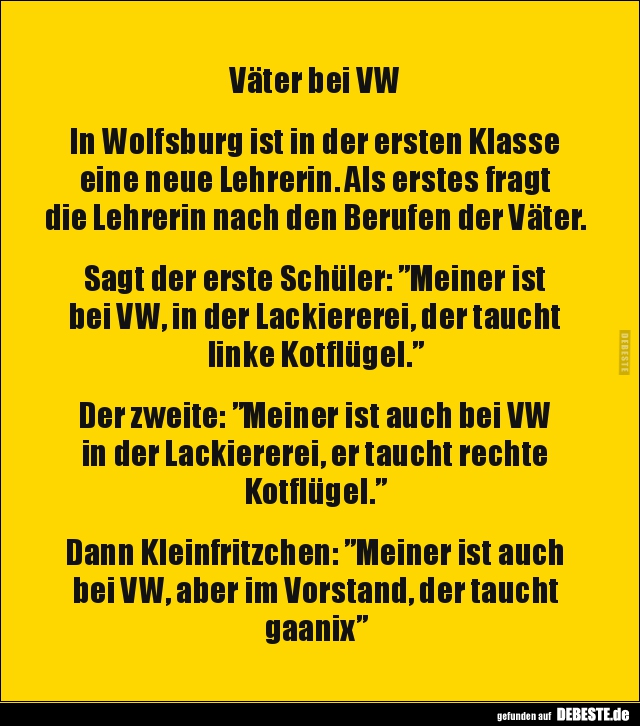 Väter bei VW.. - Lustige Bilder | DEBESTE.de