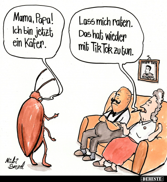 Mama, Papa! Ich bin jetzt ein Käfer.. - Lustige Bilder | DEBESTE.de