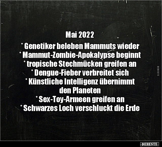 Mai 2022 * Genetiker beleben Mammuts wieder*.. - Lustige Bilder | DEBESTE.de