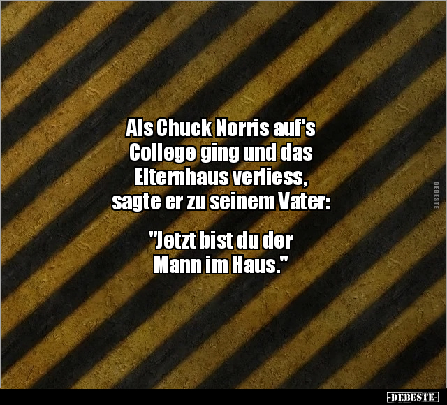 Als Chuck Norris auf's College ging.. - Lustige Bilder | DEBESTE.de