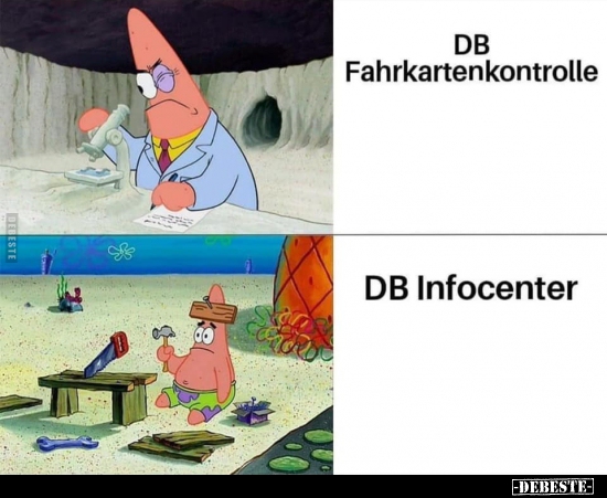 DB Fahrkartenkontrolle / DB Infocenter.. - Lustige Bilder | DEBESTE.de