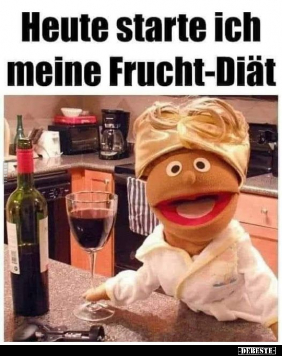 Heute starte ich meine Frucht-Diät... - Lustige Bilder | DEBESTE.de
