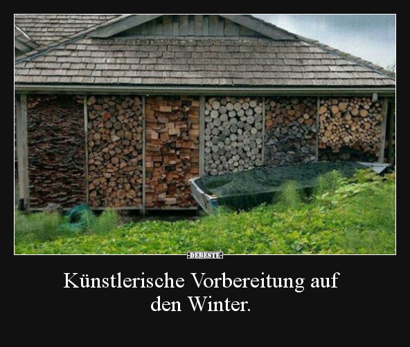 Künstlerische Vorbereitung auf den Winter... - Lustige Bilder | DEBESTE.de