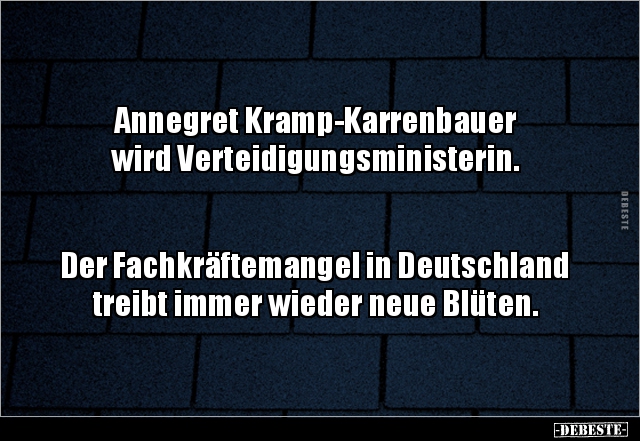 Annegret Kramp-Karrenbauer wird.. - Lustige Bilder | DEBESTE.de