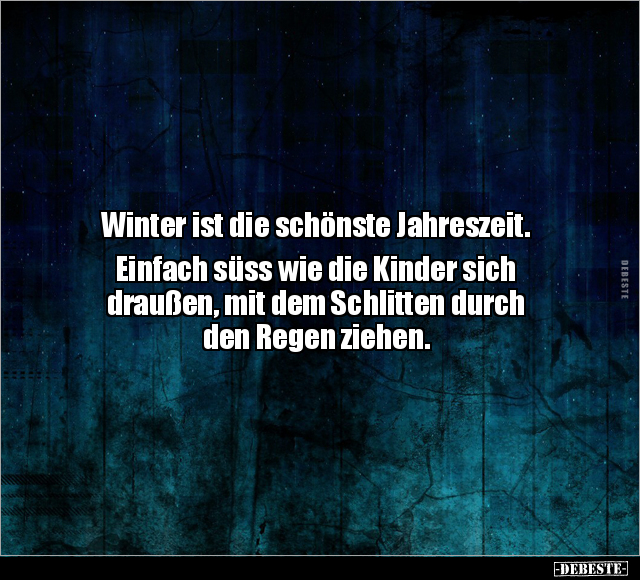 Winter ist die schönste Jahreszeit. Einfach süss wie die.. - Lustige Bilder | DEBESTE.de