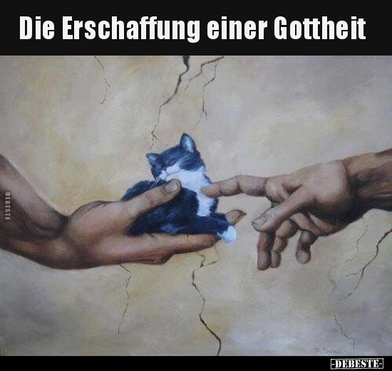 Die Erschaffung einer Gottheit.. - Lustige Bilder | DEBESTE.de