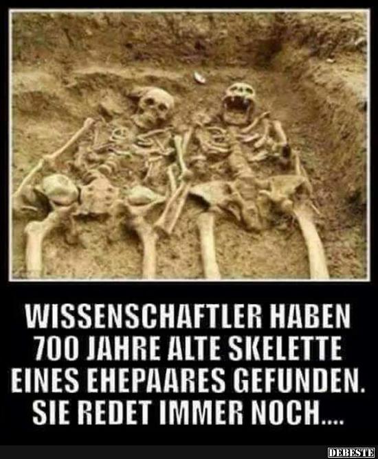 Wissenschaftler haben 700 jahre alte Skelette eines ehepaares gefunden.. - Lustige Bilder | DEBESTE.de