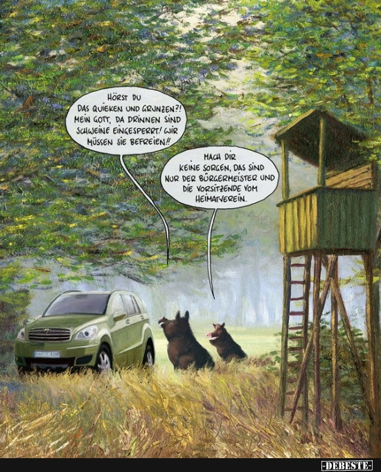 Hörst du das quiken und grinzen?! - Lustige Bilder | DEBESTE.de
