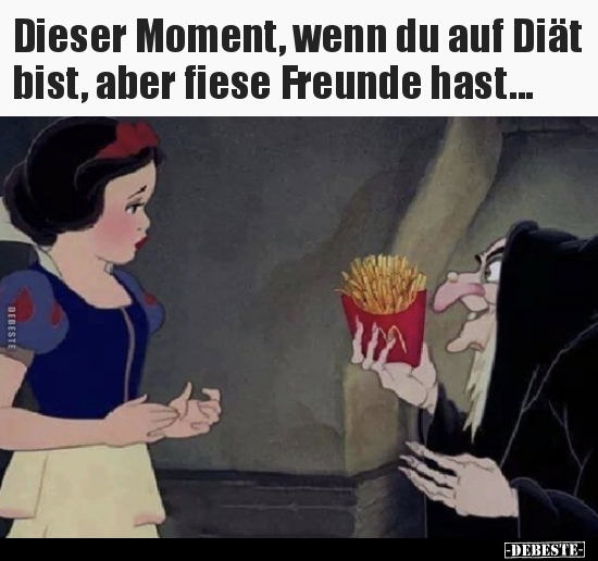 Dieser Moment, wenn du auf Diät bist, aber fiese Freunde.. - Lustige Bilder | DEBESTE.de