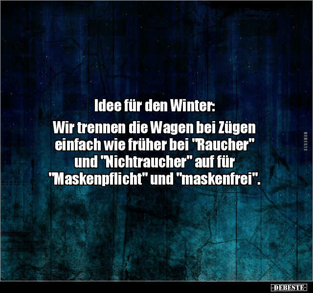 Idee für den Winter: Wir trennen die Wagen bei Zügen.. - Lustige Bilder | DEBESTE.de