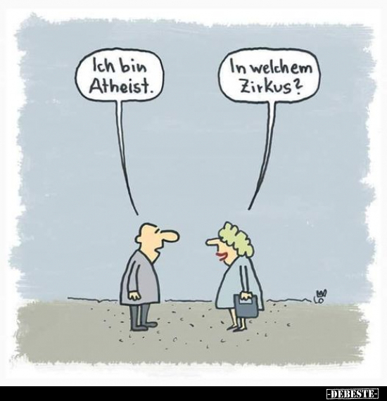 Ich bin Atheist... - Lustige Bilder | DEBESTE.de