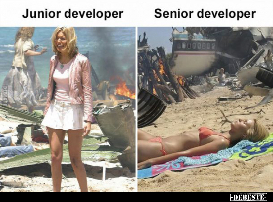Junior developer / Senior developer.. - Lustige Bilder | DEBESTE.de