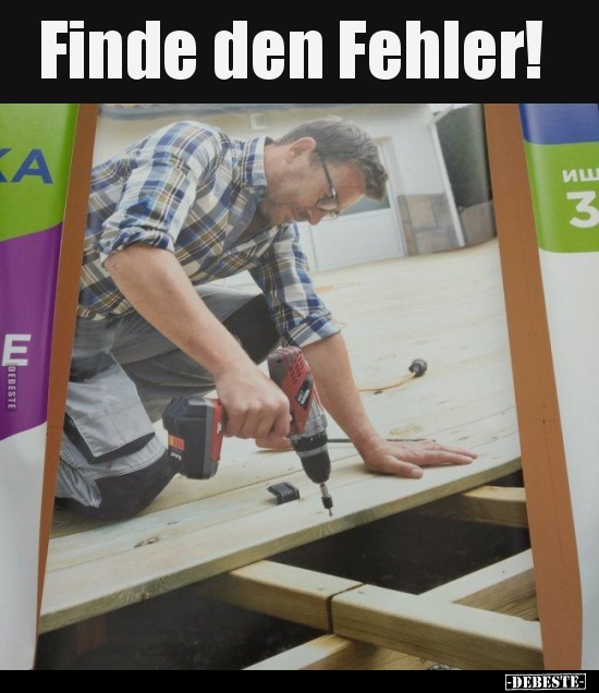 Finde den Fehler!.. - Lustige Bilder | DEBESTE.de