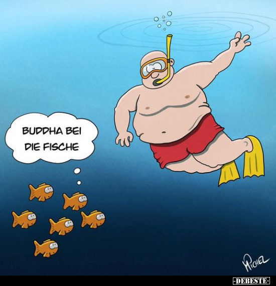 Buddha bei die Fische.. - Lustige Bilder | DEBESTE.de