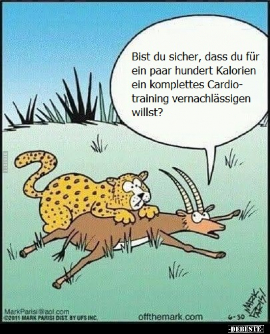 Bist du sicher, dass du für ein paar hundert Kalorien ein.. - Lustige Bilder | DEBESTE.de