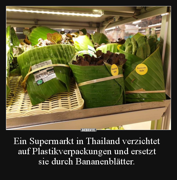 Ein Supermarkt in Thailand verzichtet auf.. - Lustige Bilder | DEBESTE.de