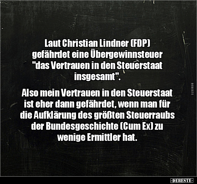 Laut Christian Lindner (FDP) gefährdet eine.. - Lustige Bilder | DEBESTE.de