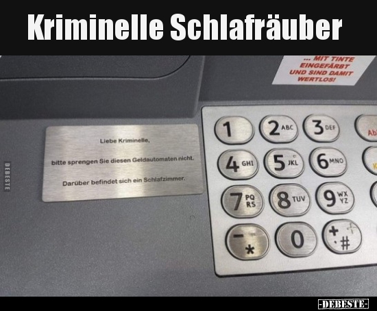 Kriminelle Schlafräuber.. - Lustige Bilder | DEBESTE.de