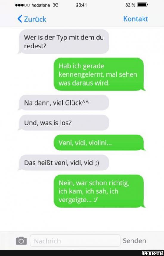 Wer ist der Typ mit dem du redest? - Lustige Bilder | DEBESTE.de