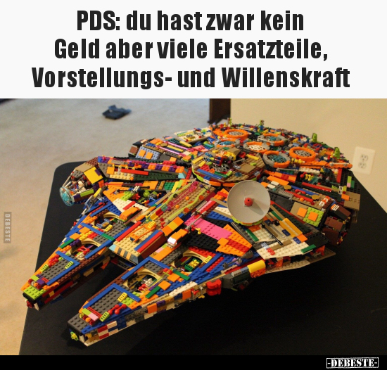 PDS: du hast zwar kein Geld aber viele Ersatzteile.. - Lustige Bilder | DEBESTE.de