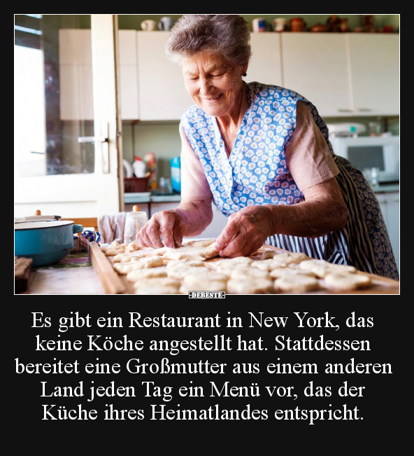 Es gibt ein Restaurant in New York, das keine Köche.. - Lustige Bilder | DEBESTE.de