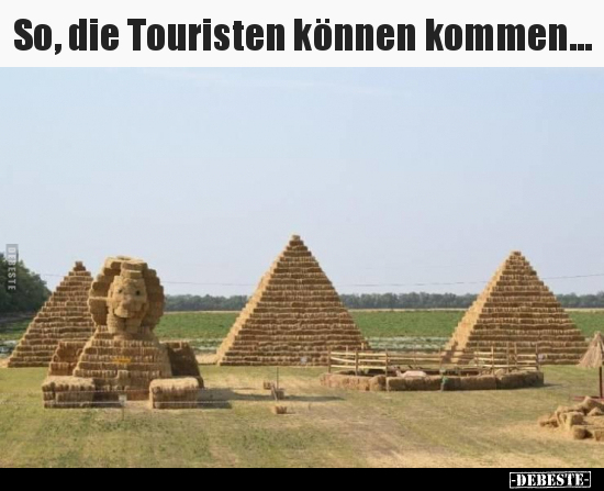 So, die Touristen können kommen... - Lustige Bilder | DEBESTE.de