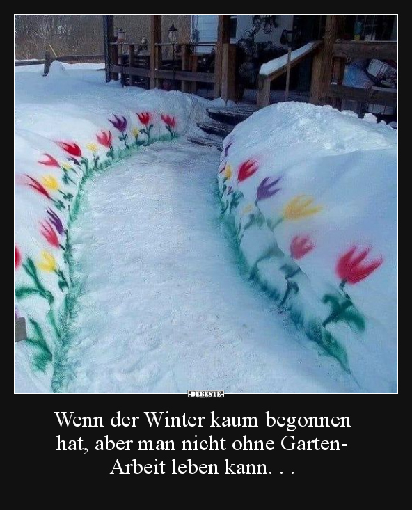 Wenn der Winter kaum begonnen hat.. - Lustige Bilder | DEBESTE.de
