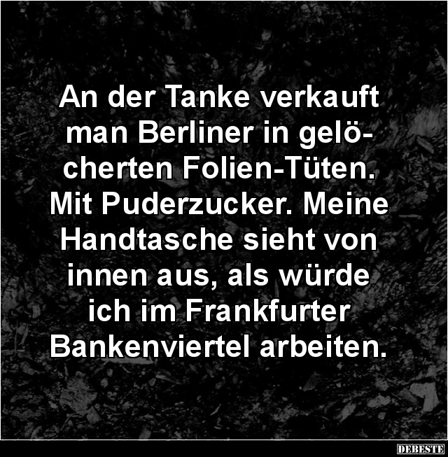 An der Tanke verkauft man Berliner... - Lustige Bilder | DEBESTE.de
