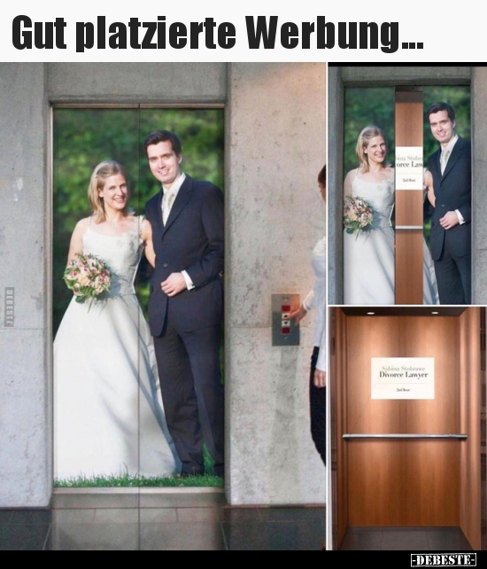 Gut platzierte Werbung... - Lustige Bilder | DEBESTE.de