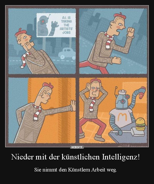 Nieder mit der künstlichen Intelligenz!.. - Lustige Bilder | DEBESTE.de