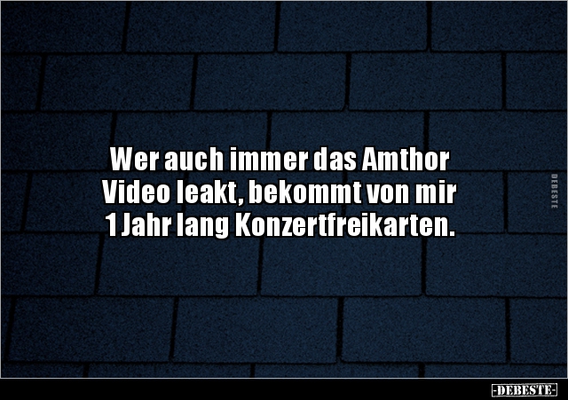 Wer auch immer das Amthor Video leakt, bekommt von mir 1.. - Lustige Bilder | DEBESTE.de