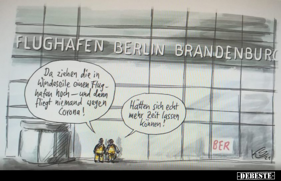 Da ziehen die in Windeseile einen Flughafen hoch - und dann.. - Lustige Bilder | DEBESTE.de